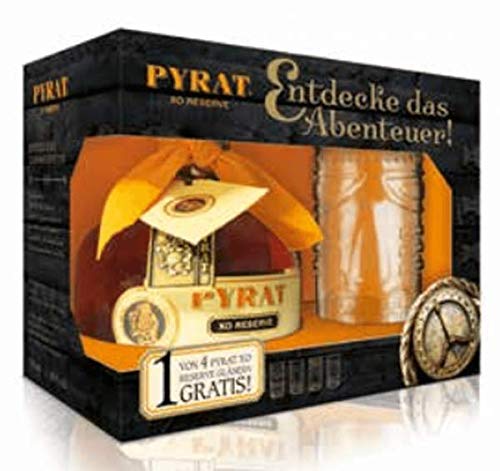 Pyrat XO Reserve Geschenkpackung mit 1 Glas (1 x 0.7 l) von Pyrat