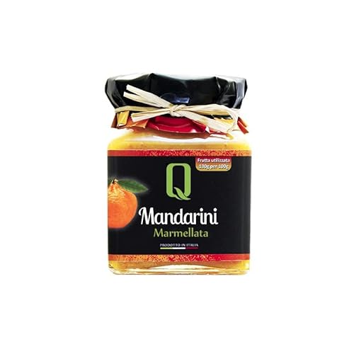 Quattrociocchi extra Premium Mandarinen Konfitüre, 350g - Extra hoher Fruchtanteil - 130g Mandarine auf 100g Marmelade - Premium Qualität aus Italien von Q QUATTROCIOCCHI