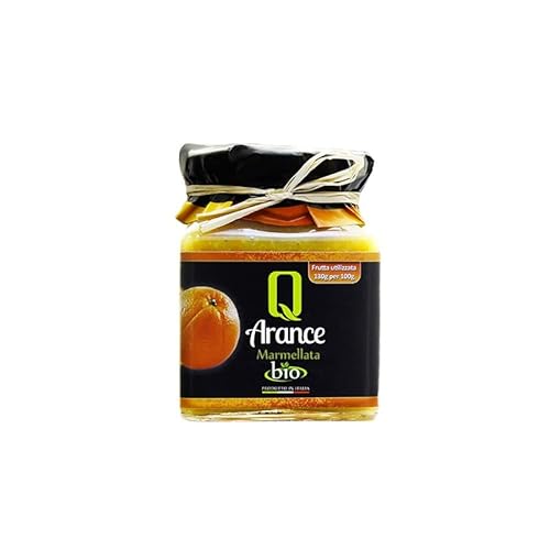 Quattrociocchi extra Premium Orangen Konfitüre, 350g - Extra hoher Fruchtanteil - 130g Orange auf 100g Marmelade - Premium Qualität aus Italien von Q QUATTROCIOCCHI