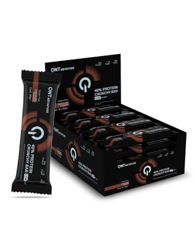 QNT Metapure 40% Protein Crunchy Bar (12x65g) Chocolate von QNT