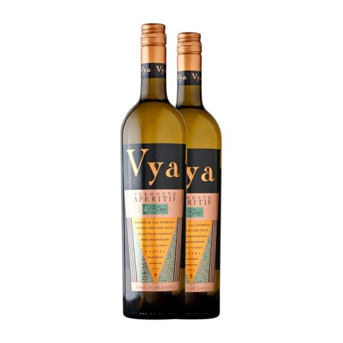 Wermut Quady Vya Extra Dry Extra Trocken California 75 cl (Karton mit 2 Flaschen von 75 cl) von Quady Winery