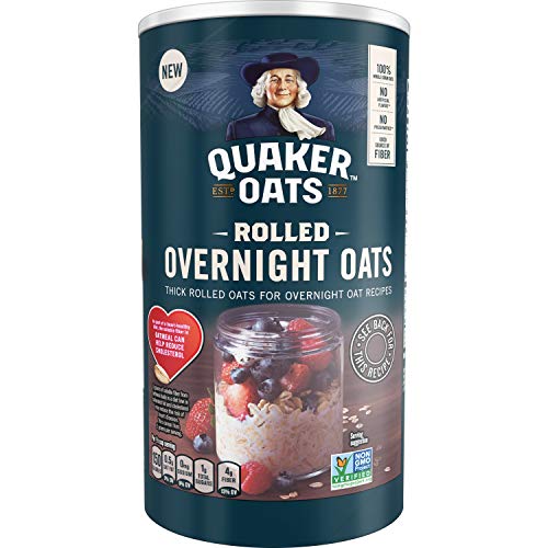 Quaker Gerollter Overnight Oats, 540 ml Kanister von Quaker