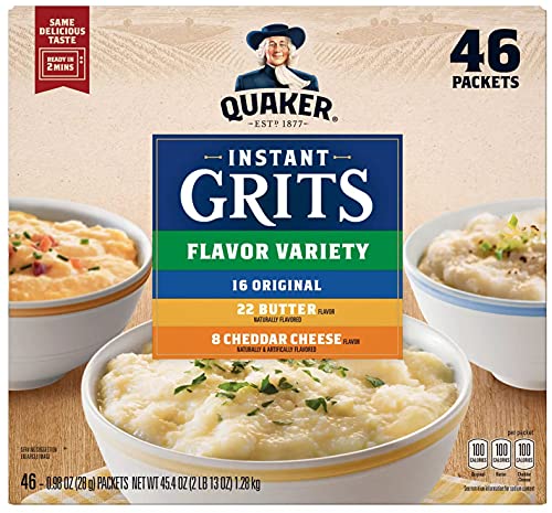 Quaker Instant Grits Geschmackssorte 46 Päckchen 1,28 kg von Quaker