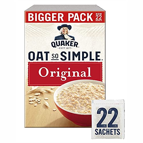 Quaker Oat So Simple Original 22 x 27g Neue Family GROSSPACKUNG - Vollkorn Haferflocken von Quaker