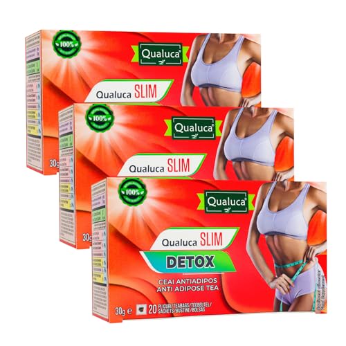 Qualuca, Detox-Komplex - 21 Tage | Detox-Tee | 3er-Set | 60 Teebeutel von Qualuca