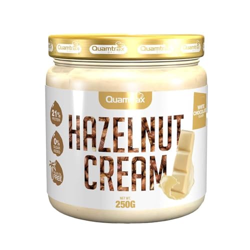 Quamtrax Crema de Avellanas 250 gr Sabor Chocolate Blanco von Quamtrax