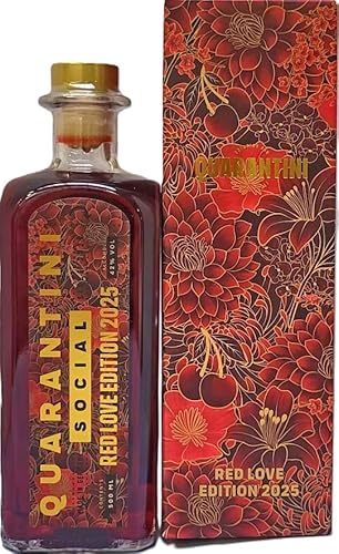 Quarantini Red Gin Love Edition 2025 0,5 Liter 42% Vol. von Quarantini