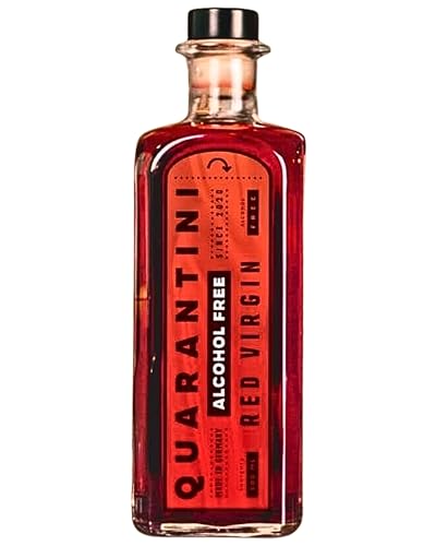 Quarantini Red Virgin (500 ml) – alkoholfreie Gin-Alternative mit auserwählten Gin Botanicals – perfekter Geschmack ohne Alkohol von Quarantini