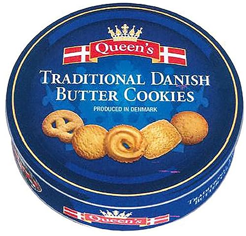 Queen`s Danish Butter Cookies, Traditionelle dänische Butterkekse, 500 g von Kaxilu