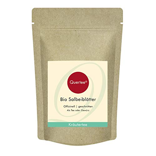 BIO Salbeitee lose - Gewürz | Bio Salbei Blätter geschnitten getrocknet von Quertee (500 g) von Quertee