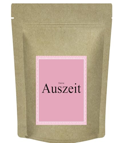 „Deine Auszeit“ – Entspann Dich Tee | Wohlfühlmomente & Selbstfürsorge | Tee für Dich | Früchtetee Entspannung mit Apfel, Papaya & Himbeeren - 70 g von Quertee