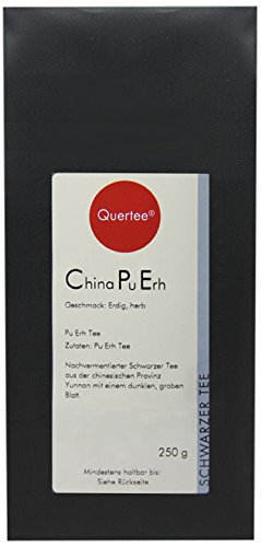 Quertee Schwarzer Tee - China Pu Erh Tee - 250 g, 1er Pack (1 x 250 g) von Quertee