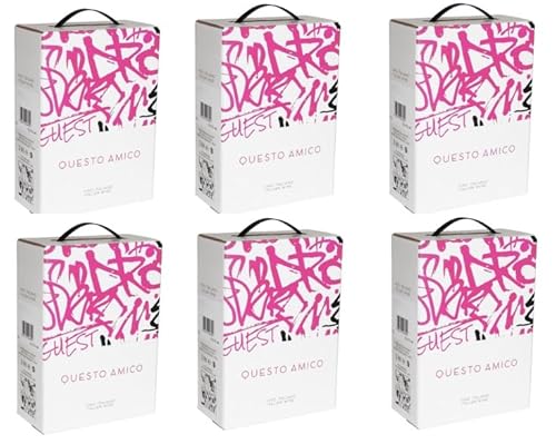 6x 3,0l - Bag-in-Box - Questo Amico - Vino Rosato - Vino d'Italia - Italien - Rotwein trocken von Questo Amico