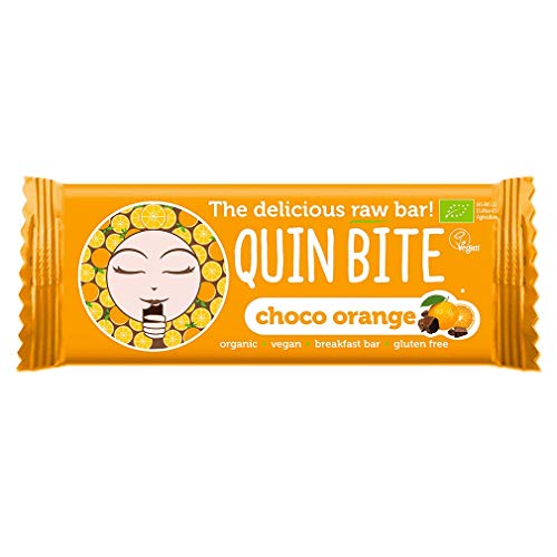 QuinBite Bio Orange Rohkost Riegel (30g) von Quin Bite