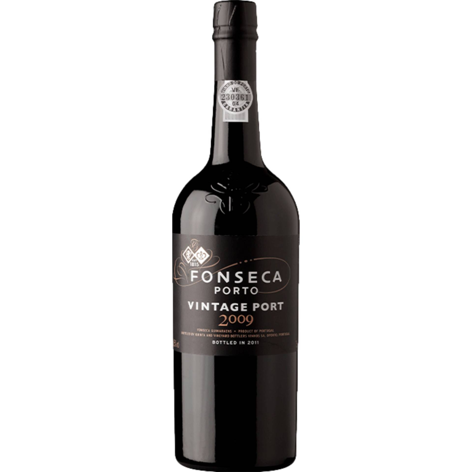 Fonseca Vintage Port, Vinho do Porto DOC, 0,75 L, 20% Vol., Douro, 2009, Spirituosen von Quinta and Vineyard Bottlers Vinhos SA,Rua Do Choupelo, 250, 4400-088, V. N. Gaia
