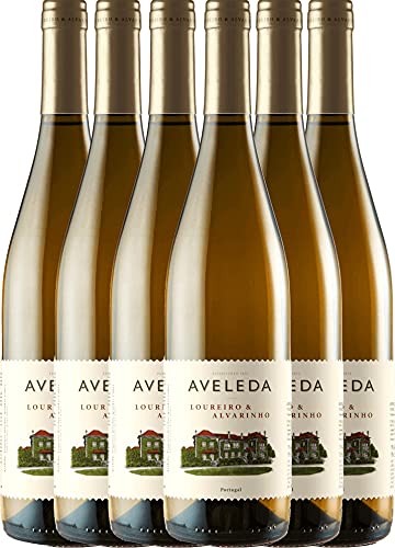 Loureiro & Alvarinho Vinho Verde DOC Quinta da Aveleda Weißwein 6 x 0,75l VINELLO - 6 x Weinpaket inkl. kostenlosem VINELLO.weinausgießer von Quinta da Aveleda