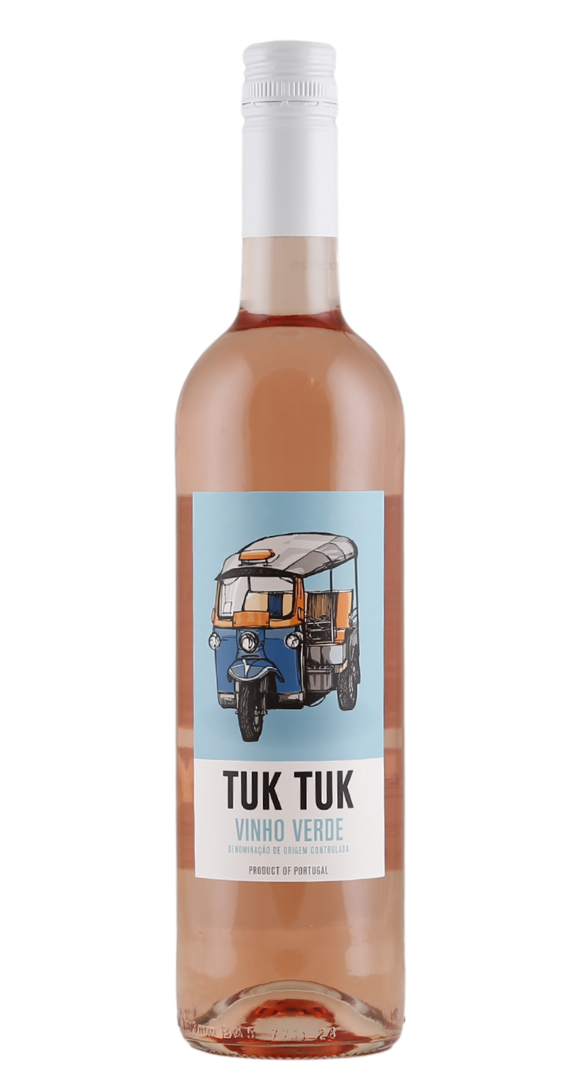 Tuk Tuk Vinho Verde Rosé 2024 von Quinta da Lixa