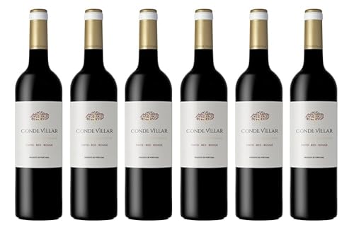 6x 0,75l - 2021er - Quinta das Arcas - Conde Villar - Tinto - Alentejo D.O.P. - Portugal - Rotwein trocken von Quinta das Arcas