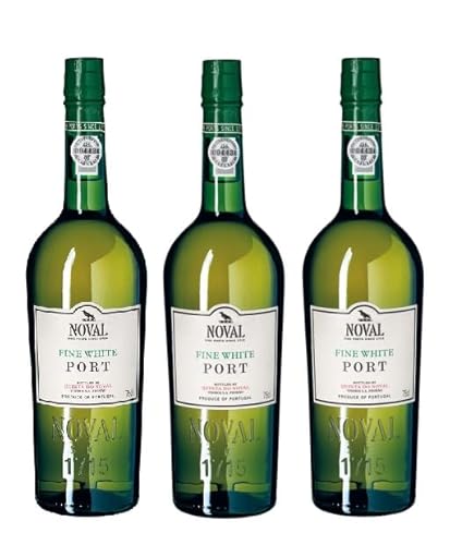 3x 0,75l - Quinta do Noval - Fine White Port - Vinho do Porto D.O.P. - Portugal - weißer Portwein süß von Quinta do Noval