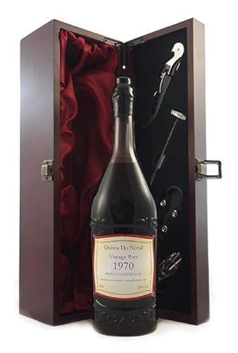 Quinta do Noval Vintage Port 1970 1970 (Decanted Selection) 50cls in einer mit Seide ausgestatetten Geschenkbox, da zu 4 Weinaccessoires, 1 x 500ml von Quinta do Noval