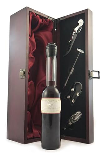 Quinta do Noval Vintage Port 1970 Decanted Selection) 20cls in einer mit Seide ausgestatetten Geschenkbox, da zu 4 Weinaccessoires, 1 x 200ml von Quinta do Noval