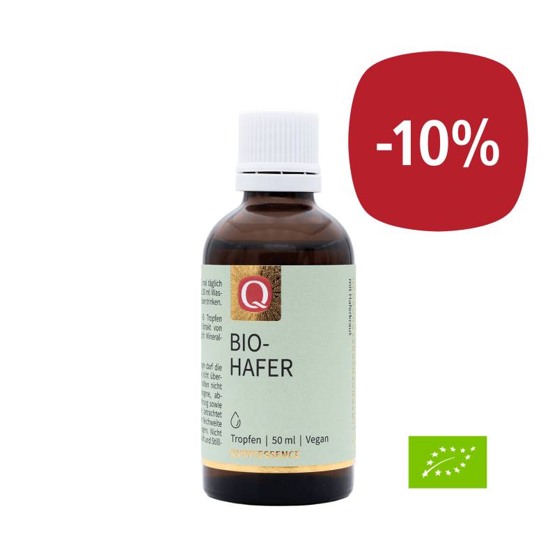 Bio-Hafer Tinktur 50 ml  -Traditionell hergestellt nach Paracelsus - vegan - Quintessence von Quintessence