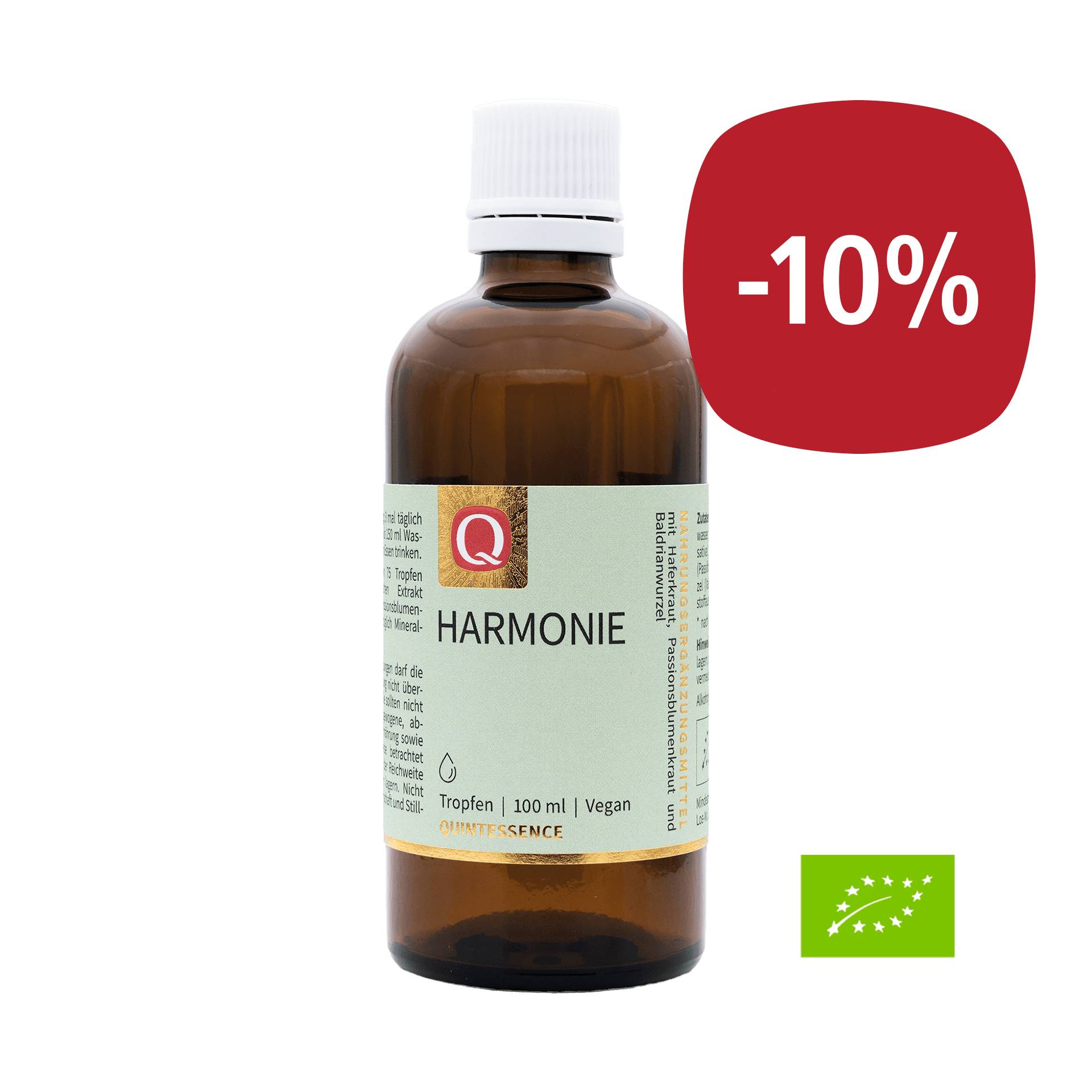 Harmonie Tropfen 100ml -  Vegan und ohne künstliche Konservierungsstoffe - vegan- Quintessence von Quintessence