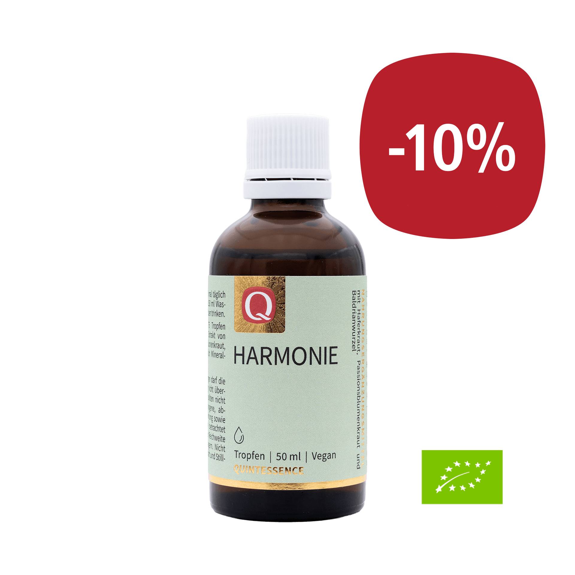 Harmonie Tropfen 50ml -  Vegan und ohne künstliche Konservierungsstoffe - vegan- Quintessence von Quintessence