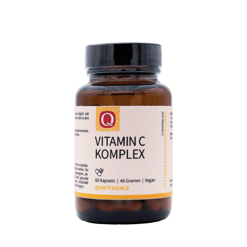 Vitamin C Komplex 60 Kapseln - Mit Vitamin C für Ihre Psyche und Nerven - vegan - Quintessence von Quintessence