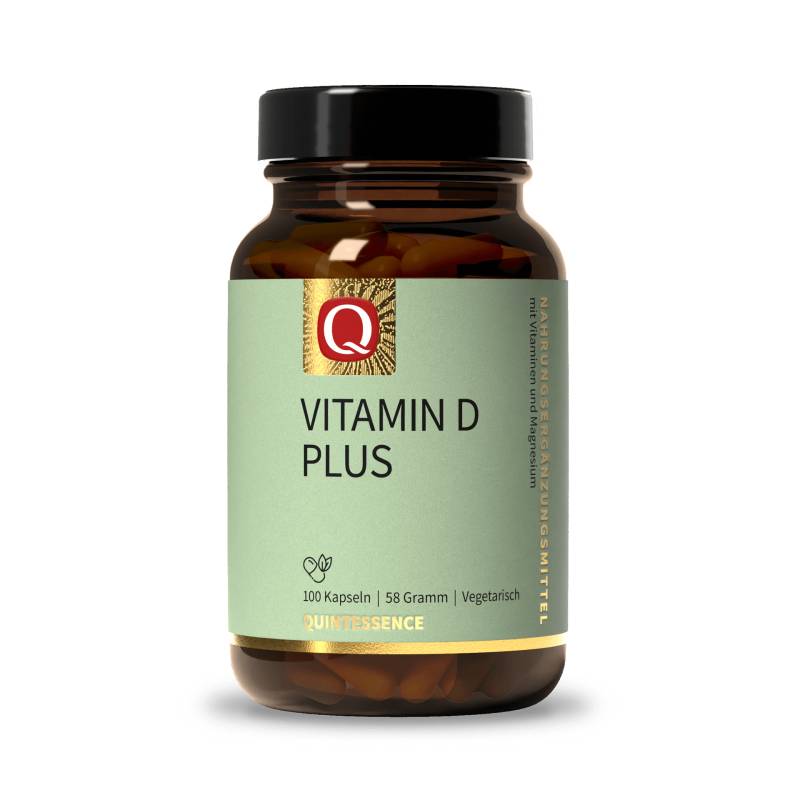 Vitamin D Plus 100 Kapseln - Vitamin D3 mit seinen wichtigsten Interaktionspartnern -  Quintessence von Quintessence