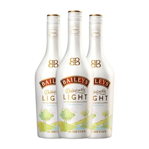 Cremelikör Baileys Irish Cream Light 70 cl (Schachtel mit 3 Flaschen von 70 cl)