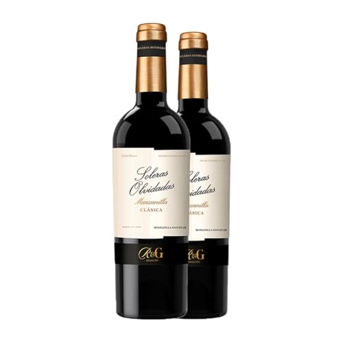 Rolland & Galarreta Soleras Olvidadas Manzanilla Listán Weiß Manzanilla-Sanlúcar de Barrameda Medium Flasche 50 cl Verstärkter Wein (Karton mit 2 Medium Flasche von 50 cl) von R&G Rolland Galarreta