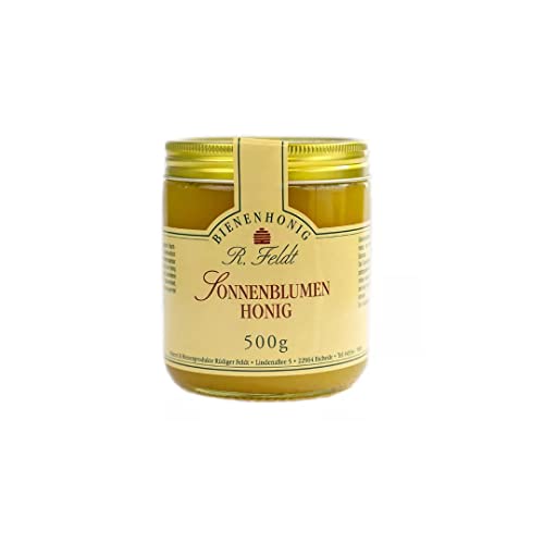 R. Feldt Honige Sonnenblumen Honig, sonnengelb, cremig, mild-würzig, 500g von R. Feldt Honige