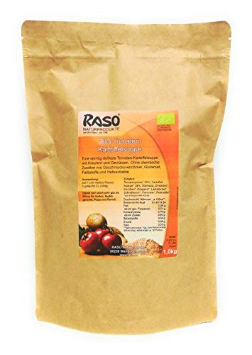 Bio Tomaten Kartoffel Suppe 1 Kg Instant Suppe Tomaten Kartoffel Creme Suppe Pulver von RASO Naturprodukte AllgäuL8 von RASO Naturprodukte