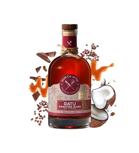 RATU Signature Blend 8 Jahre | 35% | 0,7 L | Gold prämierter Rum | süss & lecker von RATU