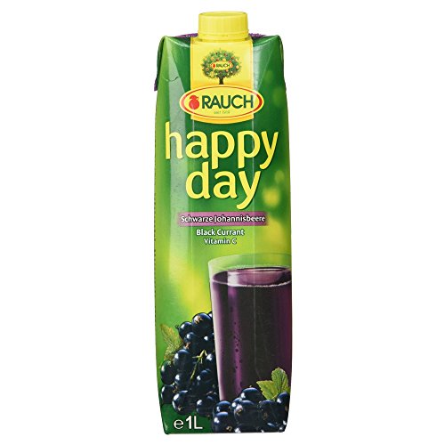 Rauch Happy Day Schwarzer Johannisbeernektar mit Vitamin C, (1 x 1,00 l) von RAUCH