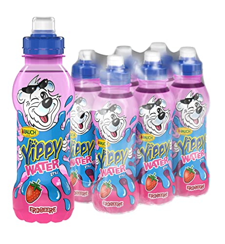 Rauch Yippy Water Erdbeere, Einweg, 330 ml (6er Pack) von RAUCH