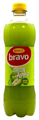 Rauch bravo Green Apple Saftschorle, 12er Pack (12 x 0.5 l) EINWEG von RAUCH