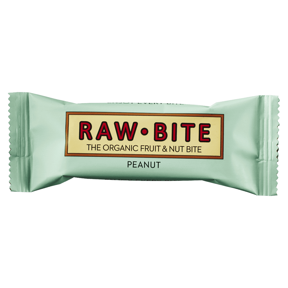 Bio Peanut Riegel von RAW BITE