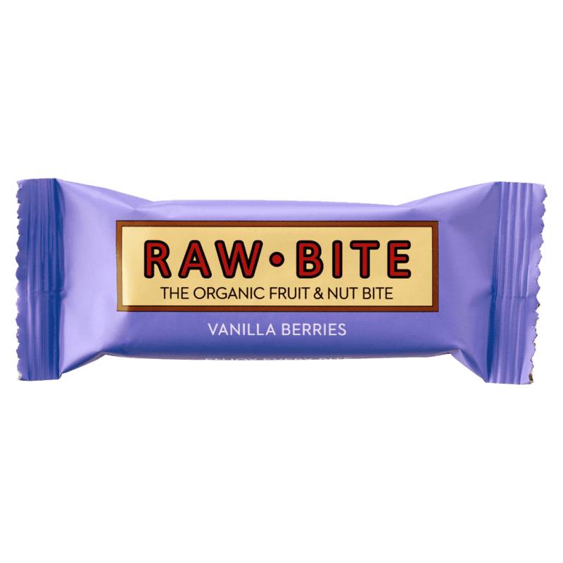 Bio Vanilla Berries Riegel von RAW BITE