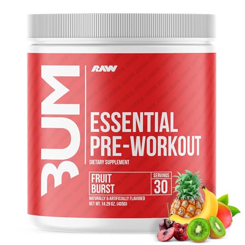 Raw Essential Pre-workout Fruit Burst 12X30 Servings von RAW