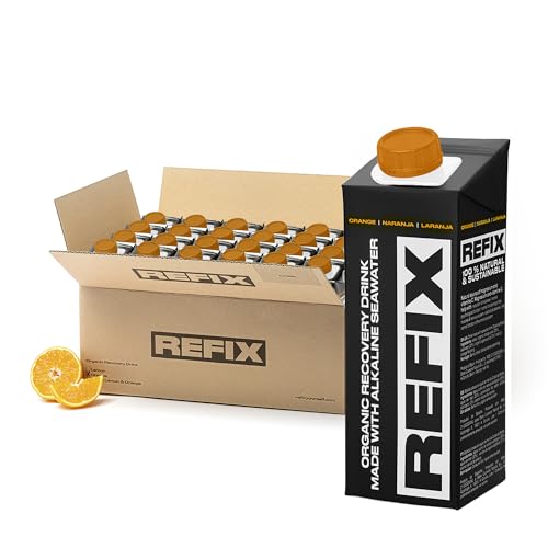 REFIX Orange 24 Tetrapak - Organic Recovery Drink von REFIX