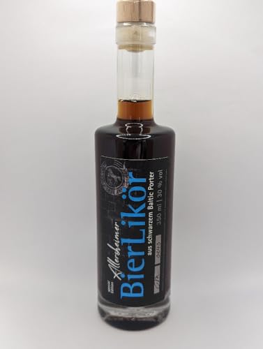 REGIONALA24 - Allersheimer Bierlikör Baltic Porter 30% Manufaktur Bier Likör Schnaps aus schwarzem Baltic Porter von REGIONALA