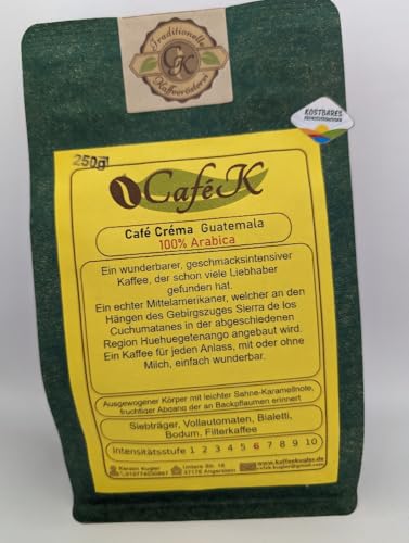 REGIONALA24 - Café Crema 250g Manufakturkaffee Kaffeebohnen Kaffee von REGIONALA