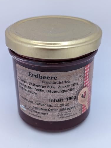 REGIONALA24 - Erdbeer- Fruchtaufstrich Handmade Manufaktur Erdbeermarmelade Marmelade von REGIONALA