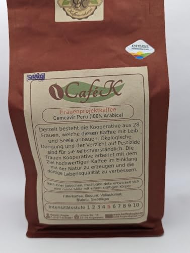 REGIONALA24 - Frauenprojektkaffee 250g Manufakturkaffee Kaffee Kaffeebohnen ganze Bohnen von REGIONALA