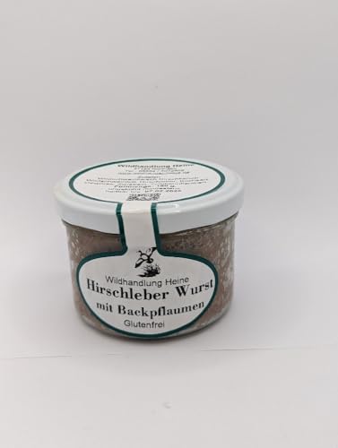 REGIONALA24 - Hirschleberwurst mit Backpflaumen Handmade Manufaktur Leberwurst Wild Wildwurst von REGIONALA