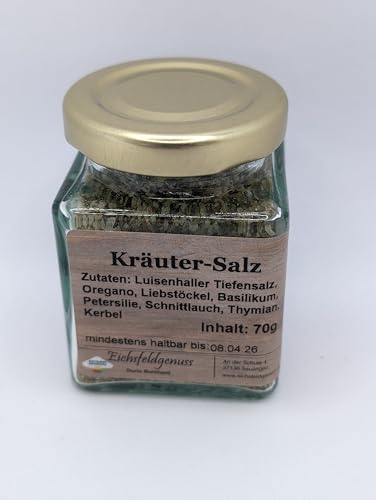 REGIONALA24 - Kräuter-Salz Handmade Kräutersalz Gewürzsalz Würzen Gewürzmischung von REGIONALA