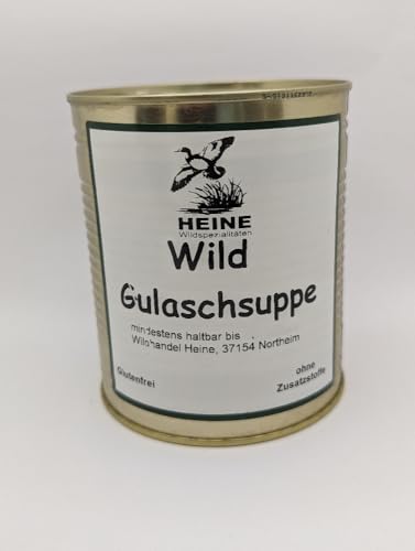 REGIONALA24 – Wildgulaschsuppe 800g Gericht Handmade Manufaktur Wildgulasch Suppe Wildsuppe Wildgericht Wild von REGIONALA