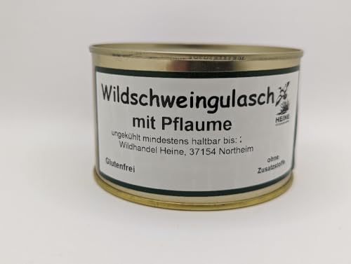 REGIONALA24 – Wildschweingulasch mit Pflaume 400g Gericht Handmade Manufaktur Wildgericht Wild von REGIONALA